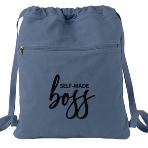 Self Made Boss 14oz Canvas Cinch Sack